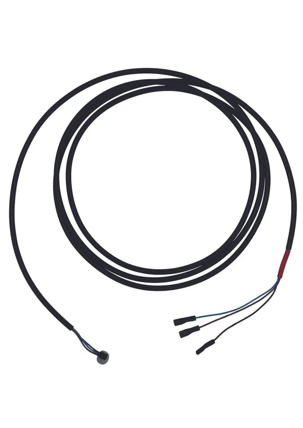 Schwarzes Kabel mit mehreren Drähten und einem Sensoranschluss. Das Produkt stammt von der Marke Judo und dient als Ersatzteil für spezifische Heizsysteme.